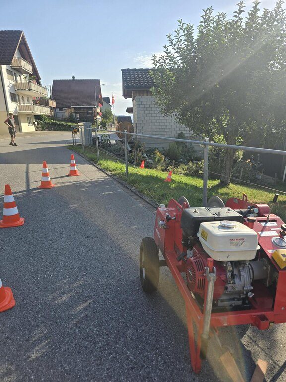 Umschaltung auf die neue Leitung