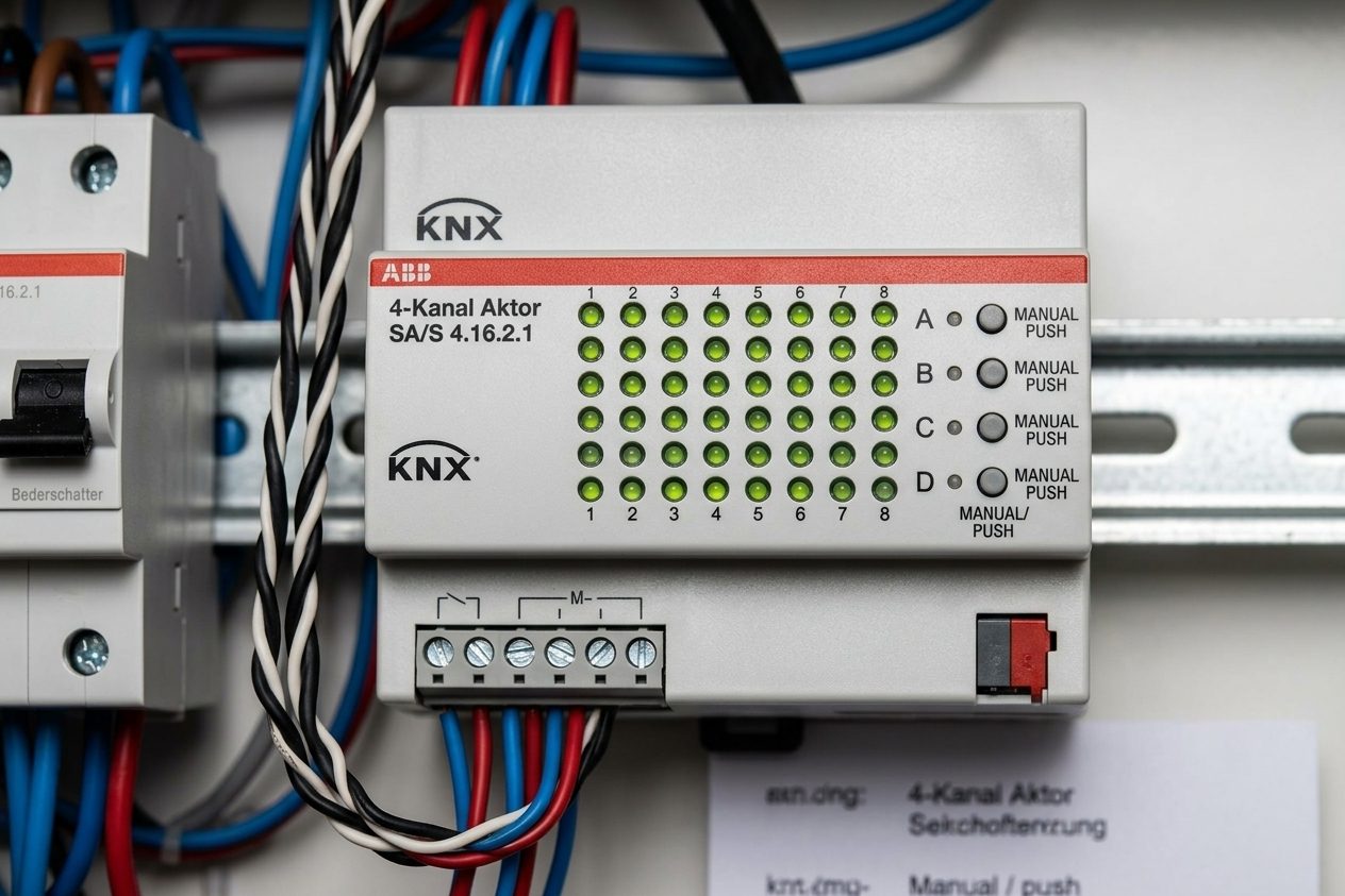 Elektroinstallation in einem Einfamilienhaus